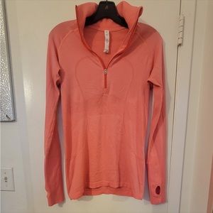 Lululemon Athletica 1/4 Zip up Long sleeve Top